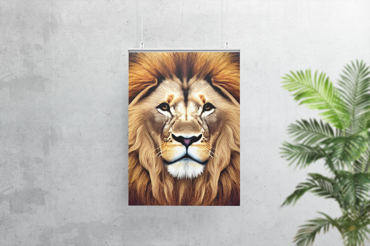 The King - Plakat med løve