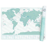 Scratch Map Skrabekort Hello Verdenskort