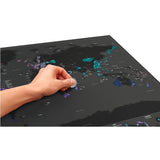 Scratch Map Skrabekort Capitals Verdenskort