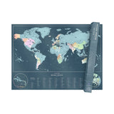 Scratch Map Skrabekort Rainbow Verdenskort