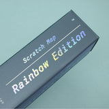 Scratch Map Skrabekort Rainbow Verdenskort